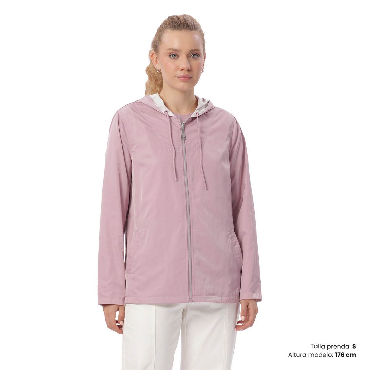 TOTTO - Chaqueta Doble Faz Con Capota Baccat Morado Mujer Totto