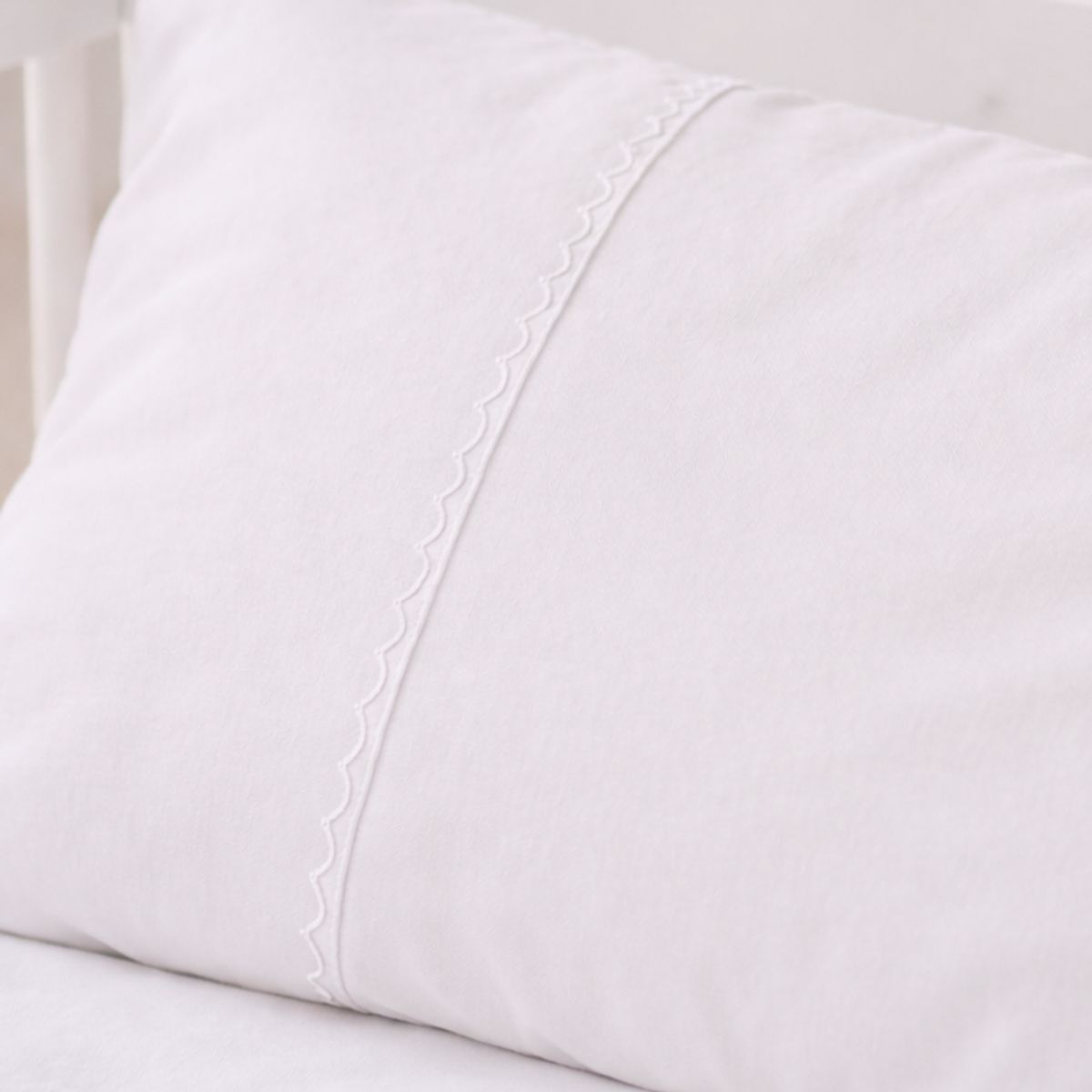 LILE - Sábanas Ajustable + Funda Cuna Blanco