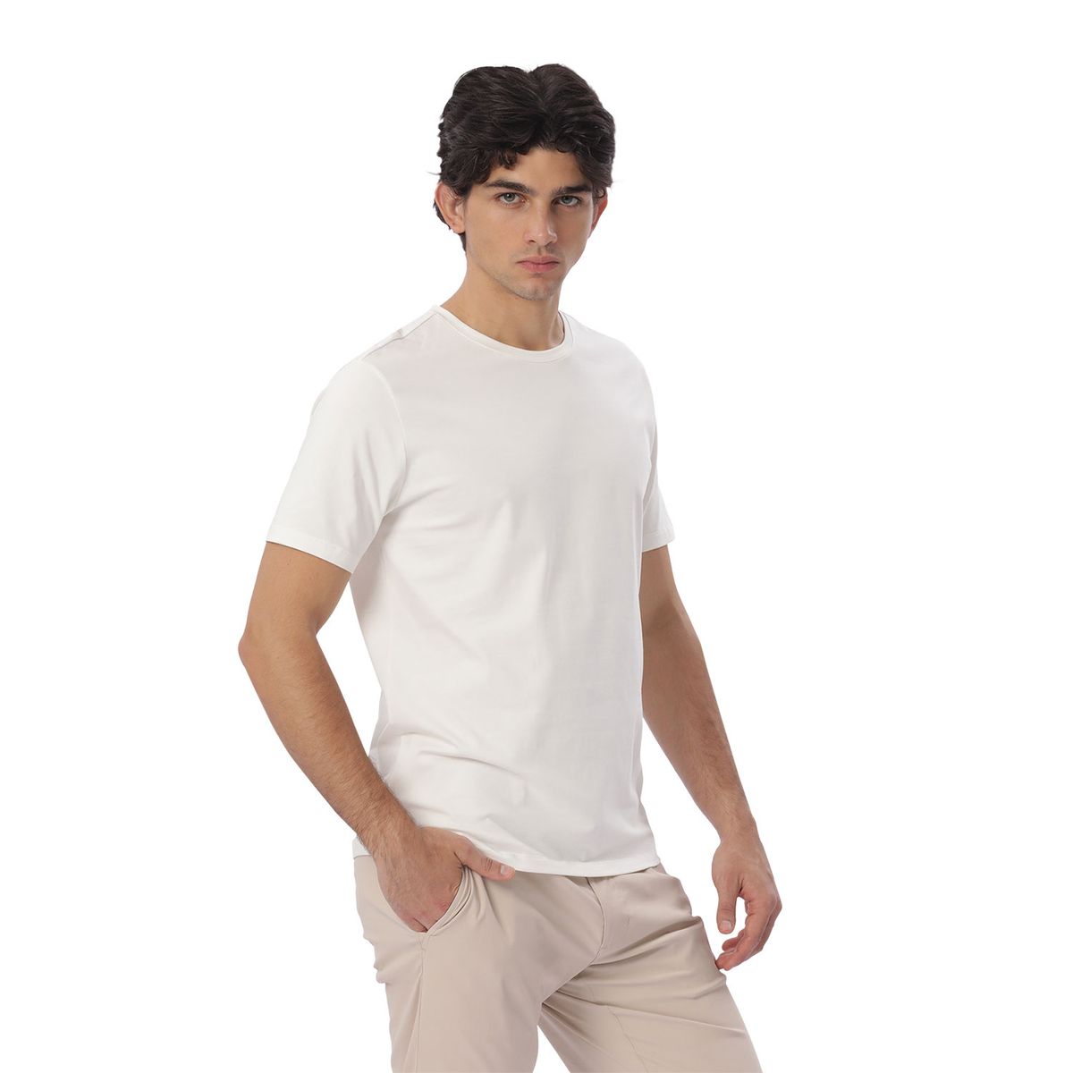TOTTO - Camiseta Cuello Redondo Manne Blanco Para Hombre Totto