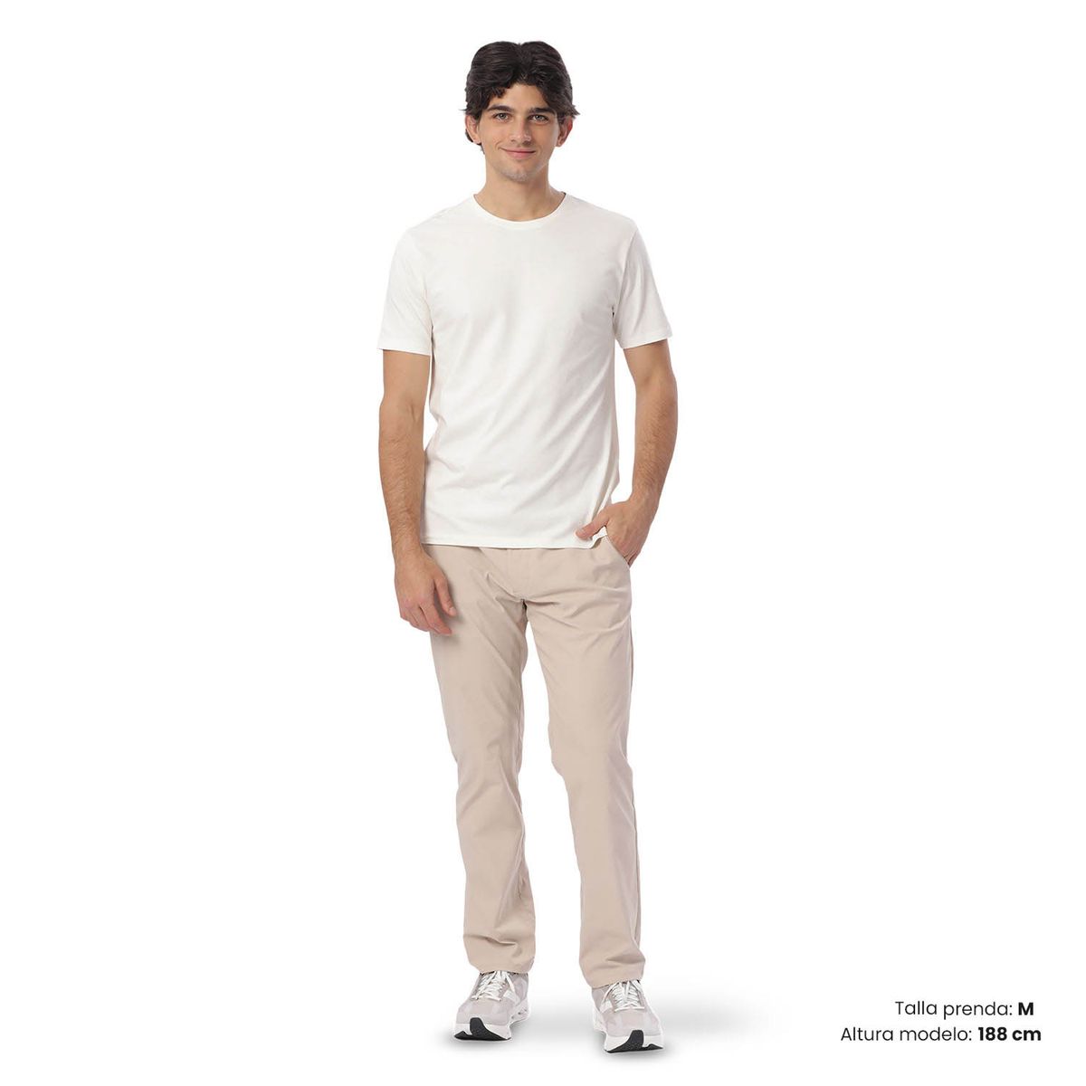 TOTTO - Camiseta Cuello Redondo Manne Blanco Para Hombre Totto