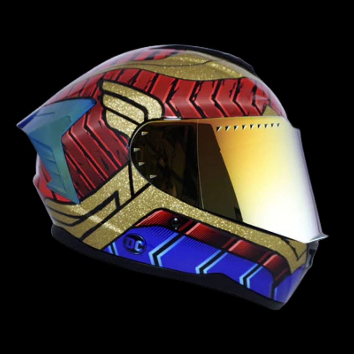 EDGE HELMETS - Casco Dc Integral Extreme Mujer Maravilla  2.0  DOT - ECE