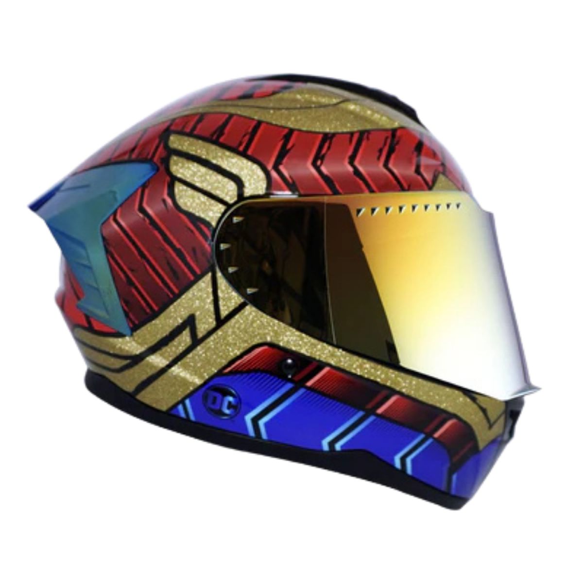 EDGE HELMETS - Casco Dc Integral Extreme Mujer Maravilla  2.0  DOT - ECE
