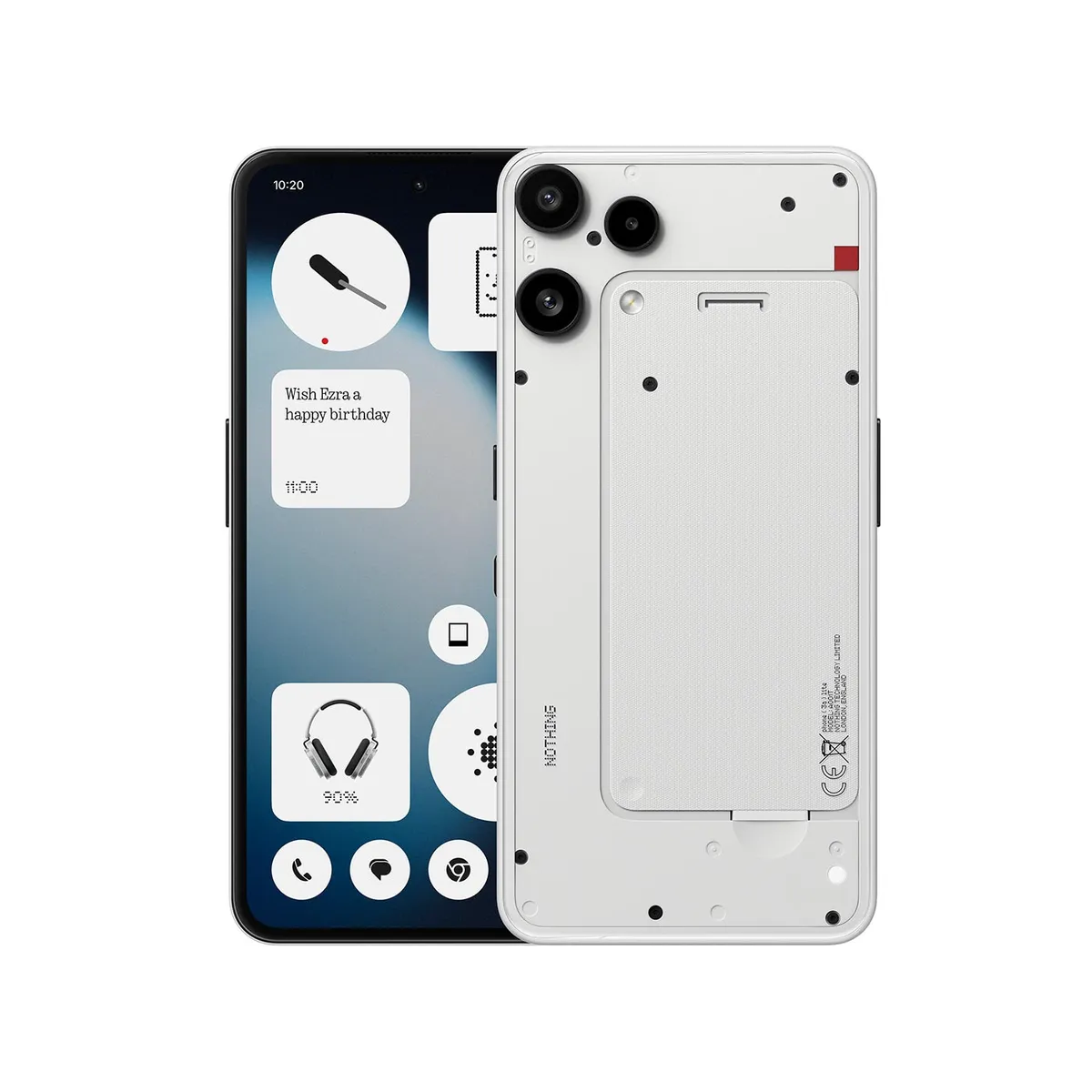 NOTHING - Celular Nothing Phone 3a Lite 256gb 8gb Ram 5g Blanco