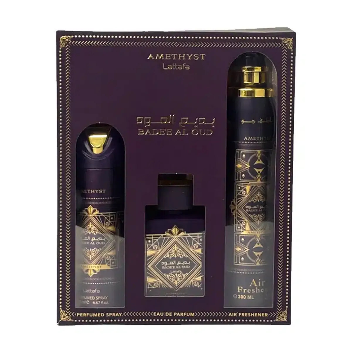 LATTAFA - Estuche Perfume Badee Al Oud Amethyst 100 ML