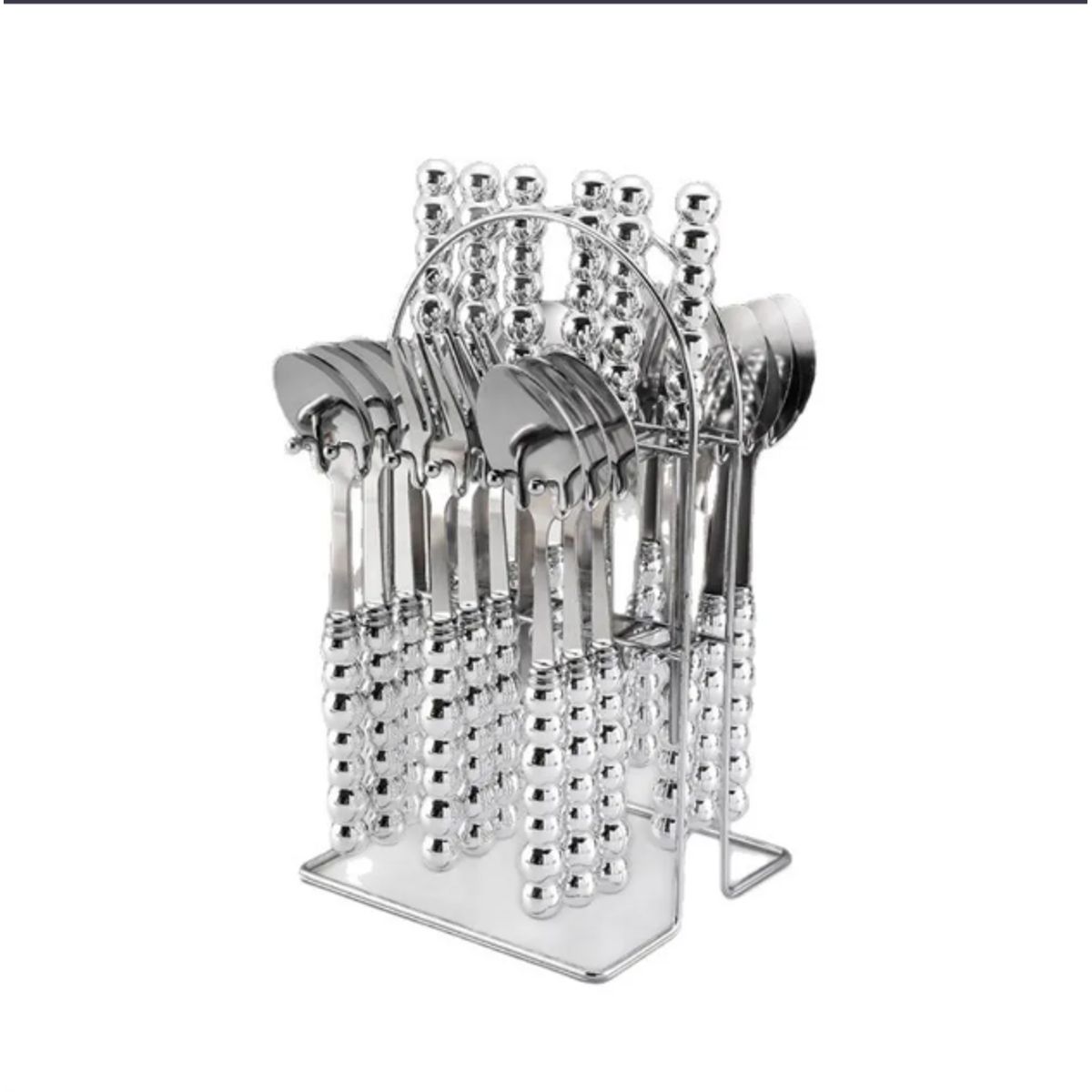 GENERICO - PRLA-654 - CUBIERTOS PLATEADO x24