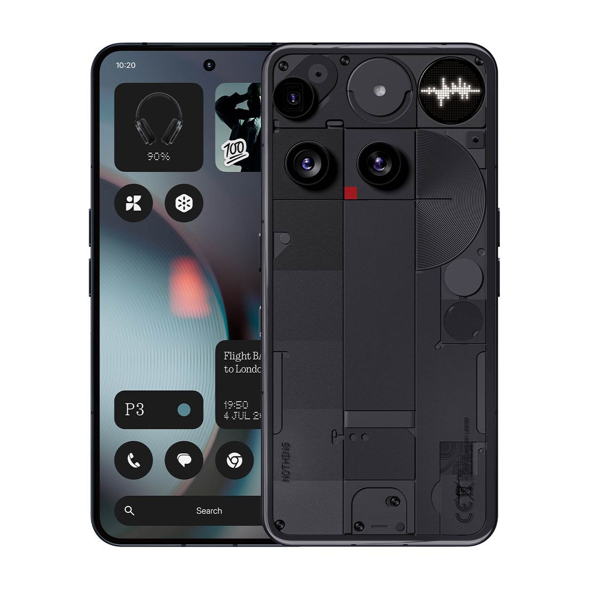 NOTHING - Celular Nothing Phone 3 256gb 12gb Ram 5g Dual Sim Negro