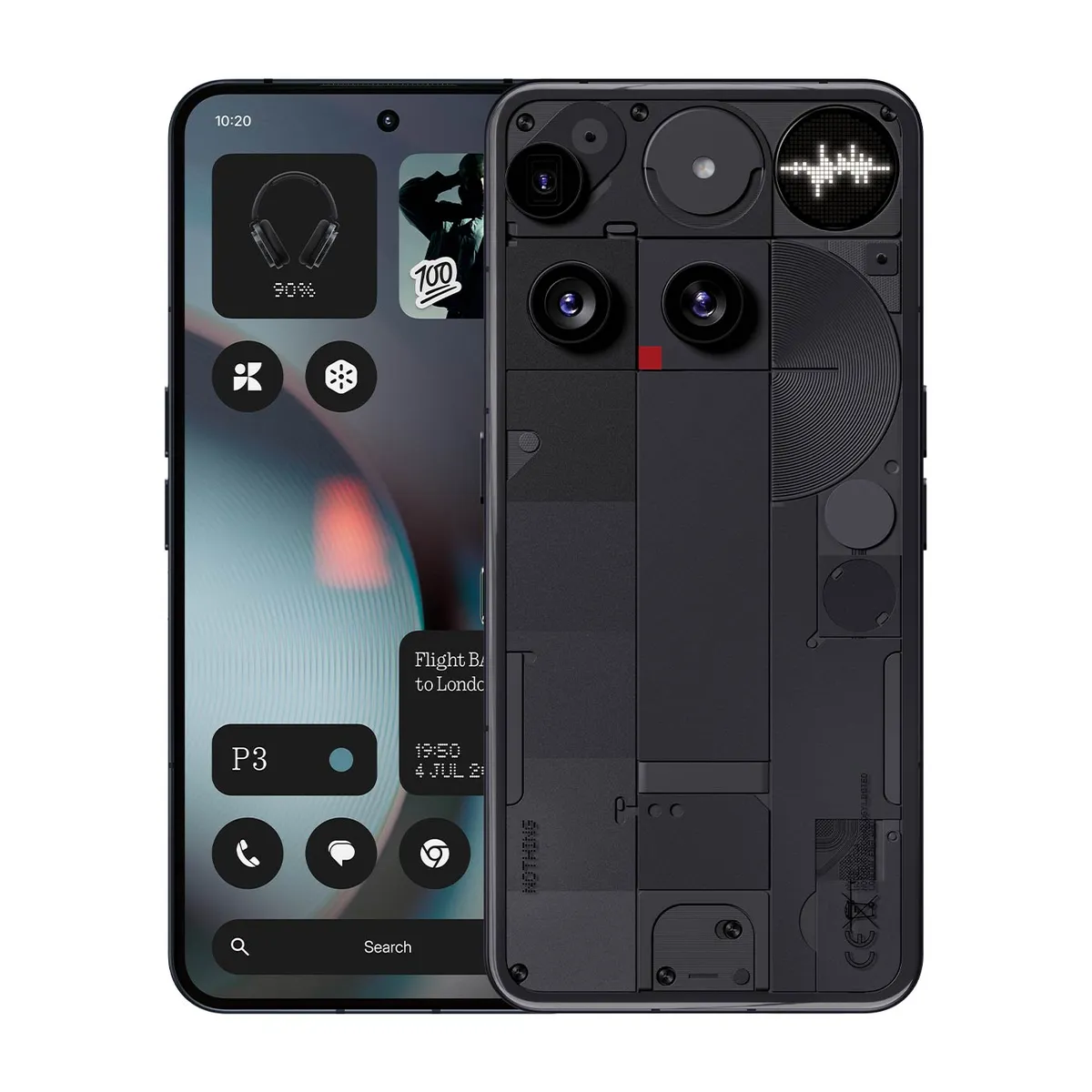 NOTHING - Celular Nothing Phone 3 256gb 12gb Ram 5g Dual Sim Negro
