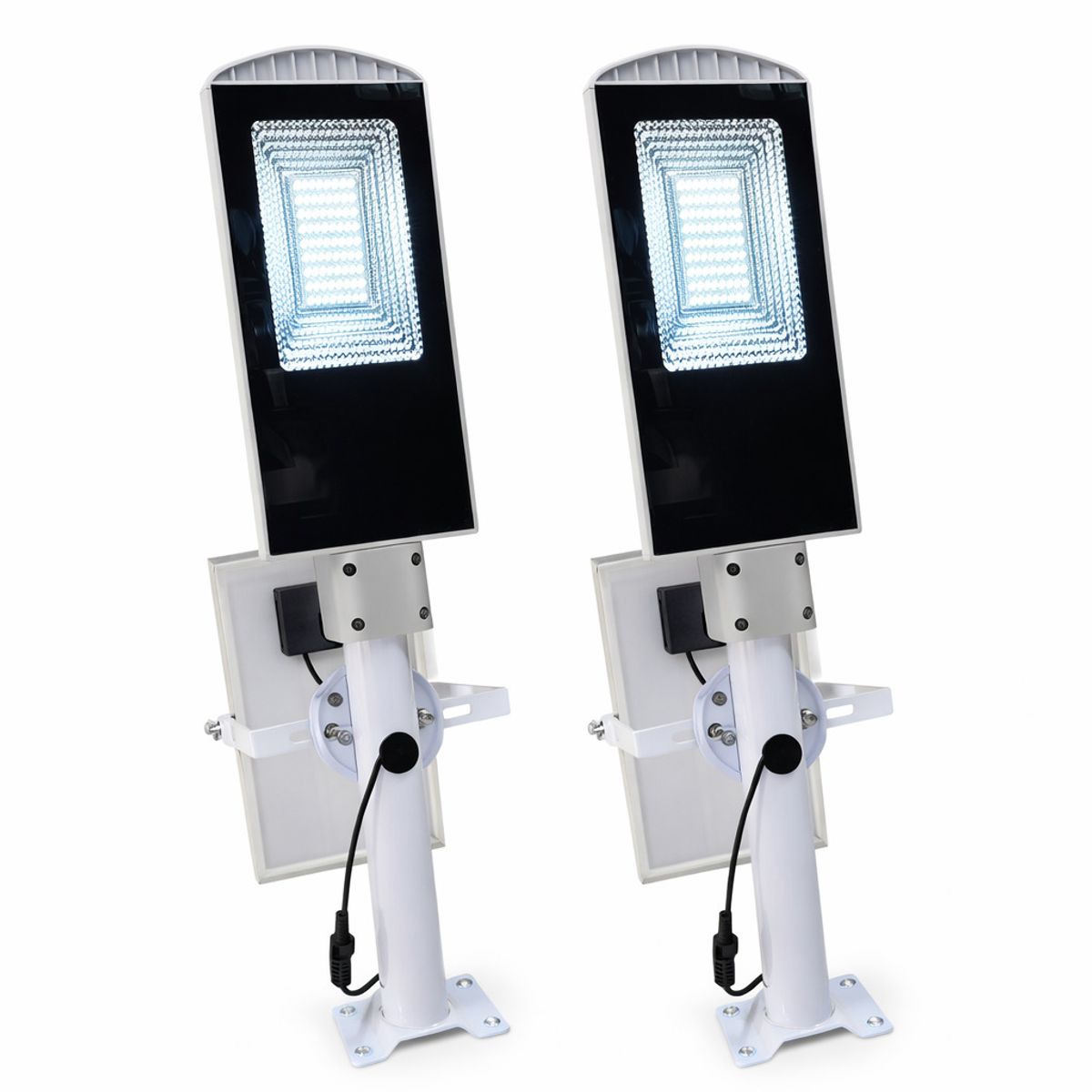 GENERICO - Reflector Solar LED 100W Pack x2 con Sensor de Movimiento IP67