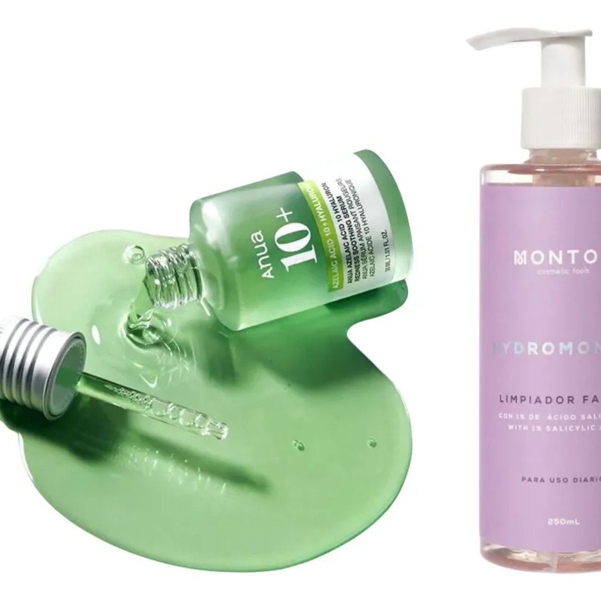 MONTOC MAKEUP - Limpiador Facial Ácido Salicílico Serum Acido Azelaico
