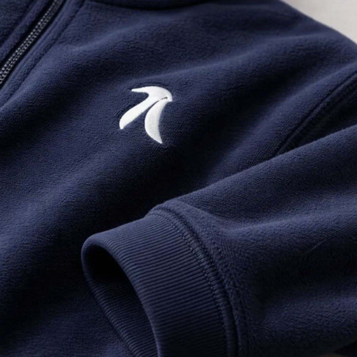 ADVANCE - Buzo Sudadera Fleece Beige Algodón Unisex Color Azul Oscuro