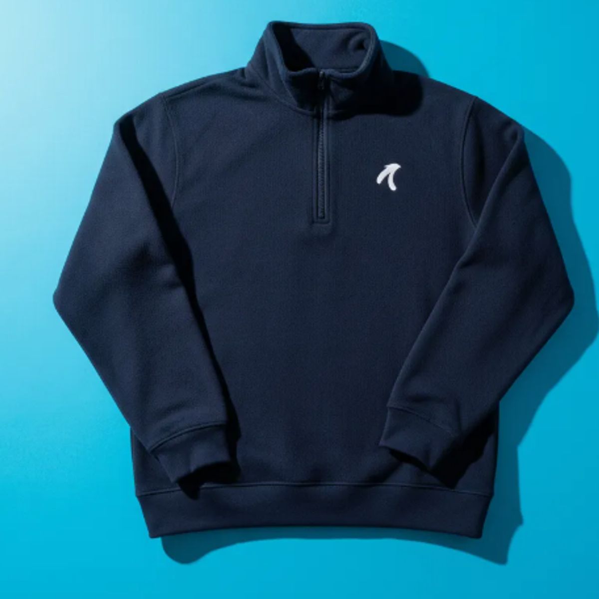 ADVANCE - Buzo Sudadera Fleece Beige Algodón Unisex Color Azul Oscuro