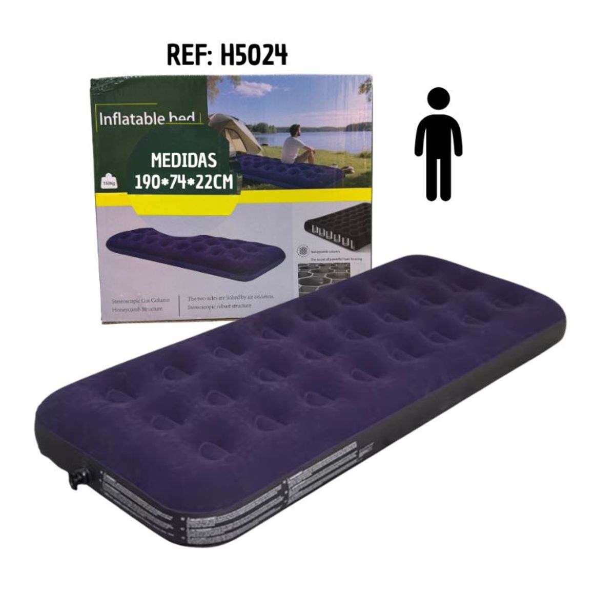 GENERICO - Colchón Inflable Dúo