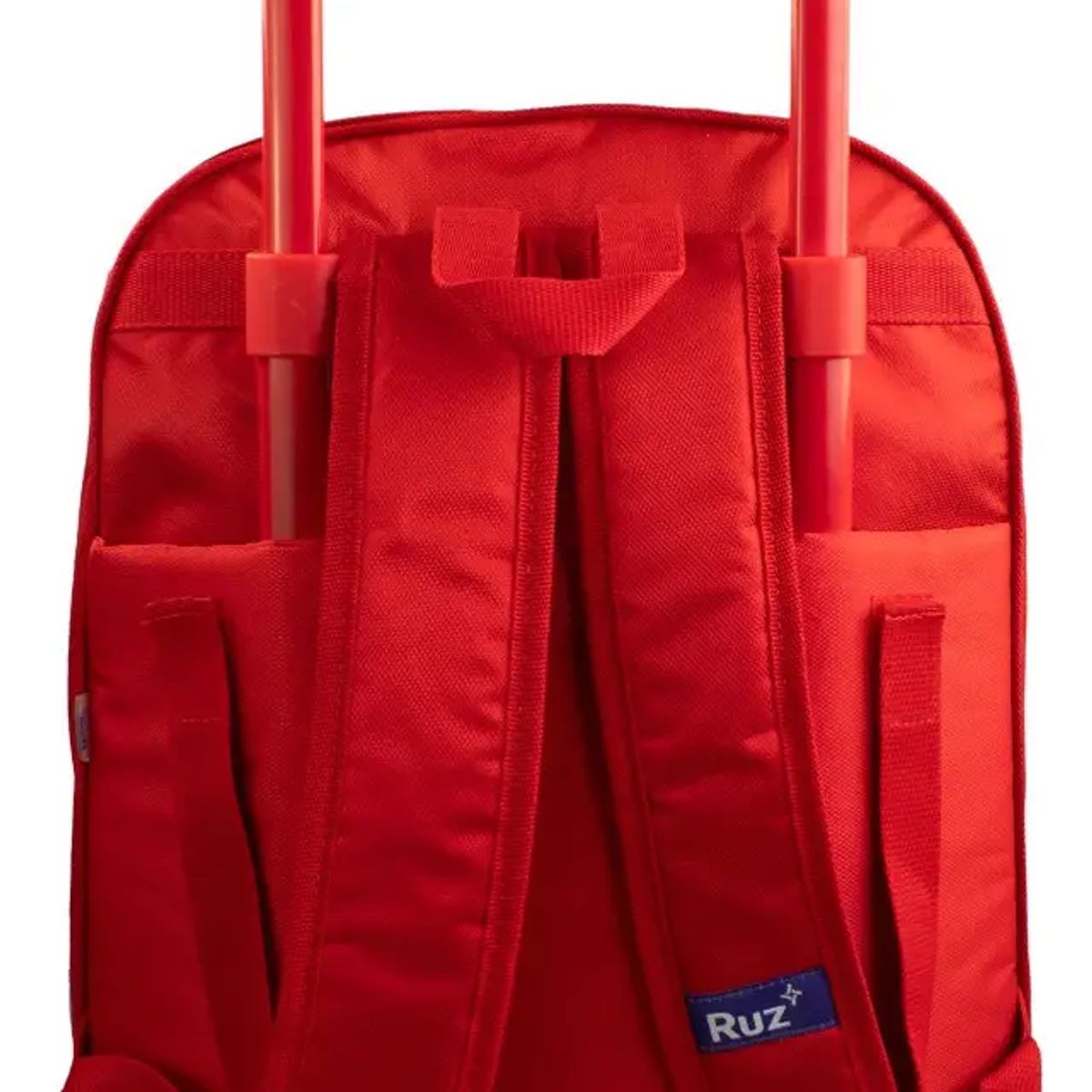 DISNEY - Morral Escolar Infantil Con Ruedas Primaria Cars 40cm Rojo Cars
