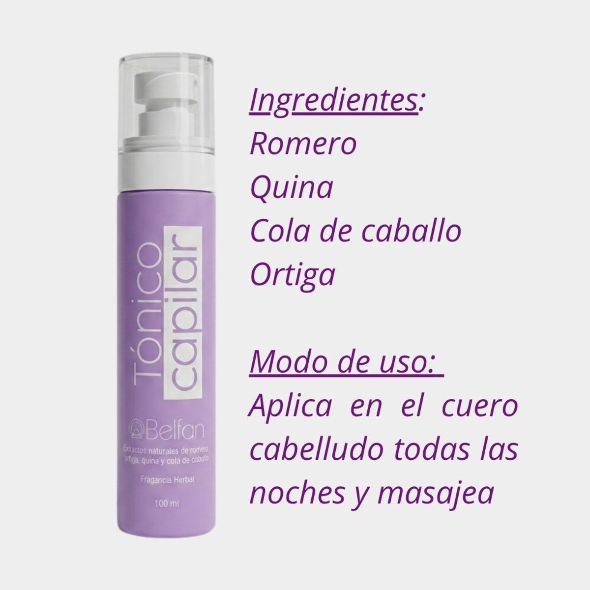 BELFAN - Tónico Capilar Belfan