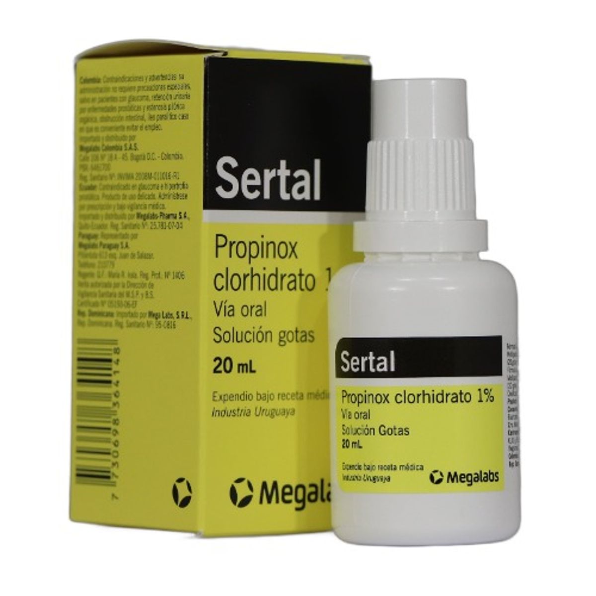 MEGALABS - SERTAL 0.01 FRASCO 20 ML GOTAS
