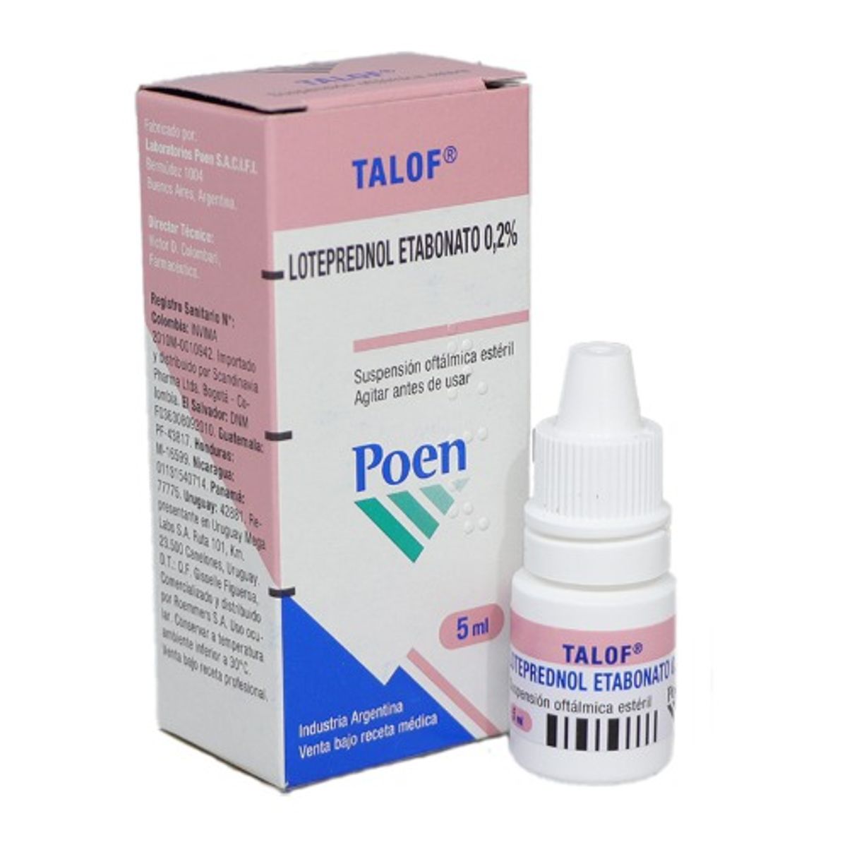 MEGALABS - TALOF OFTALMICO 0.002 FRASCO 5 ML GOTAS