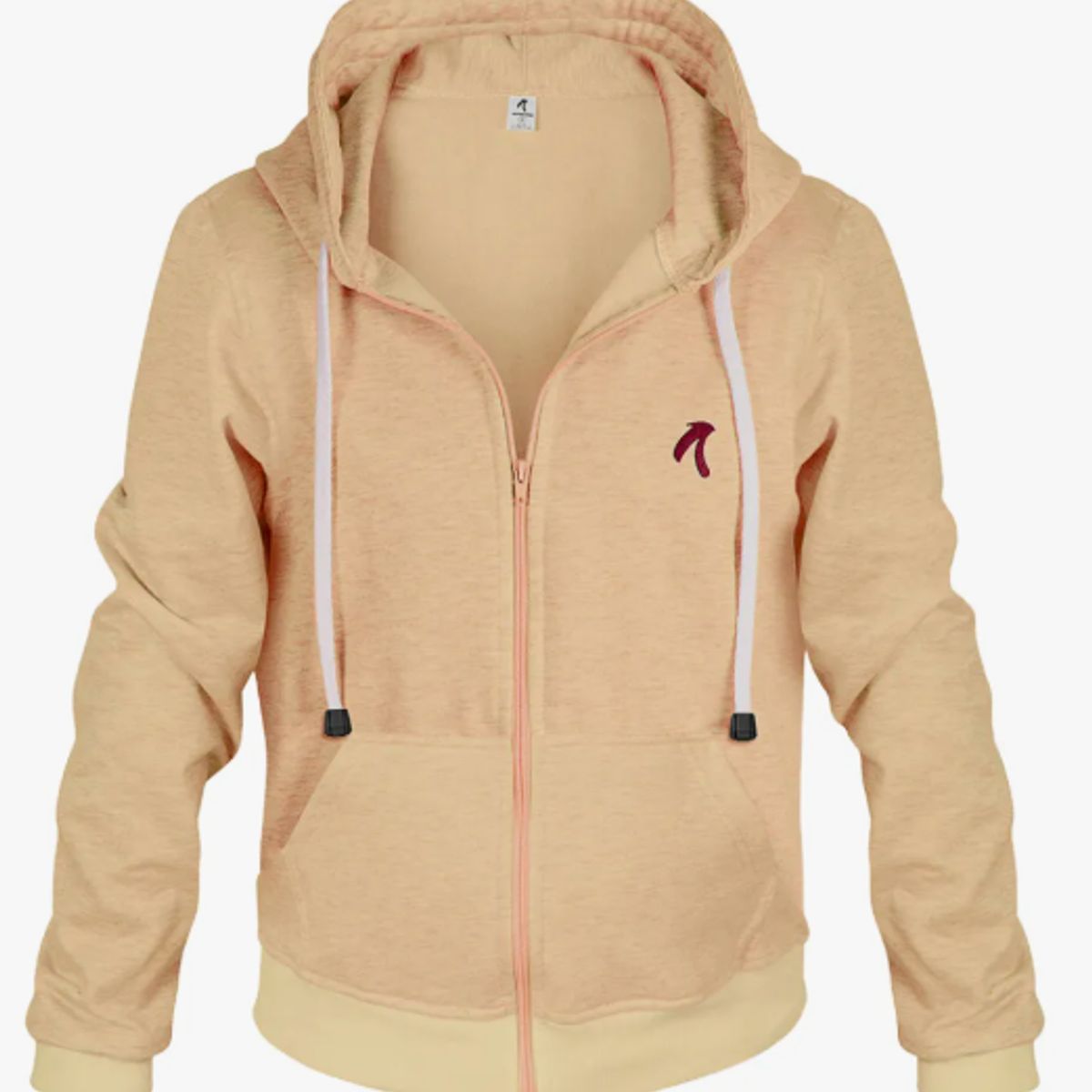 ADVANCE - Chaqueta Sudadera Hoddie Esencial Algodon Unisex Color Camel
