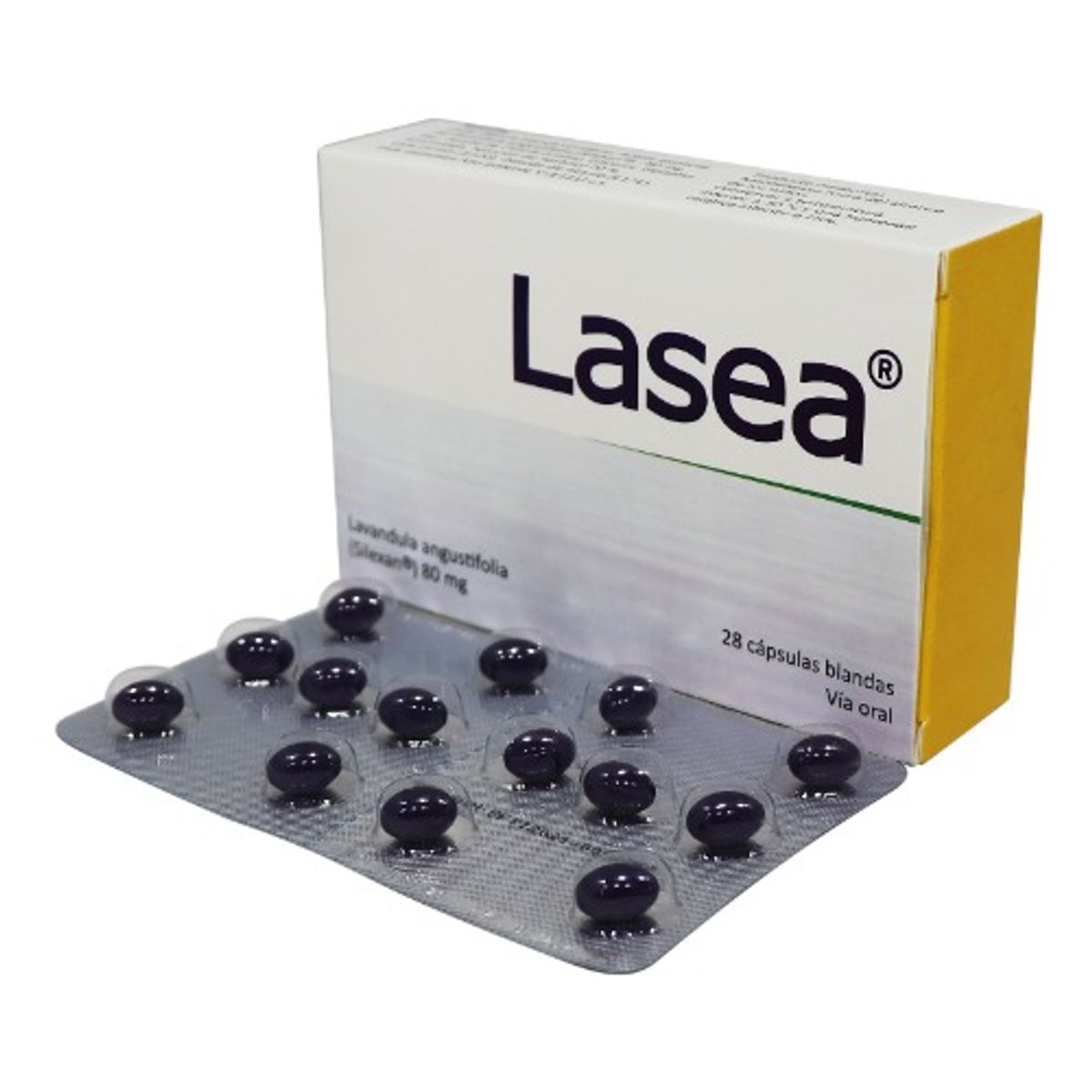 MEGA - LASEA 80 MG CAJA 28 CAPSULAS