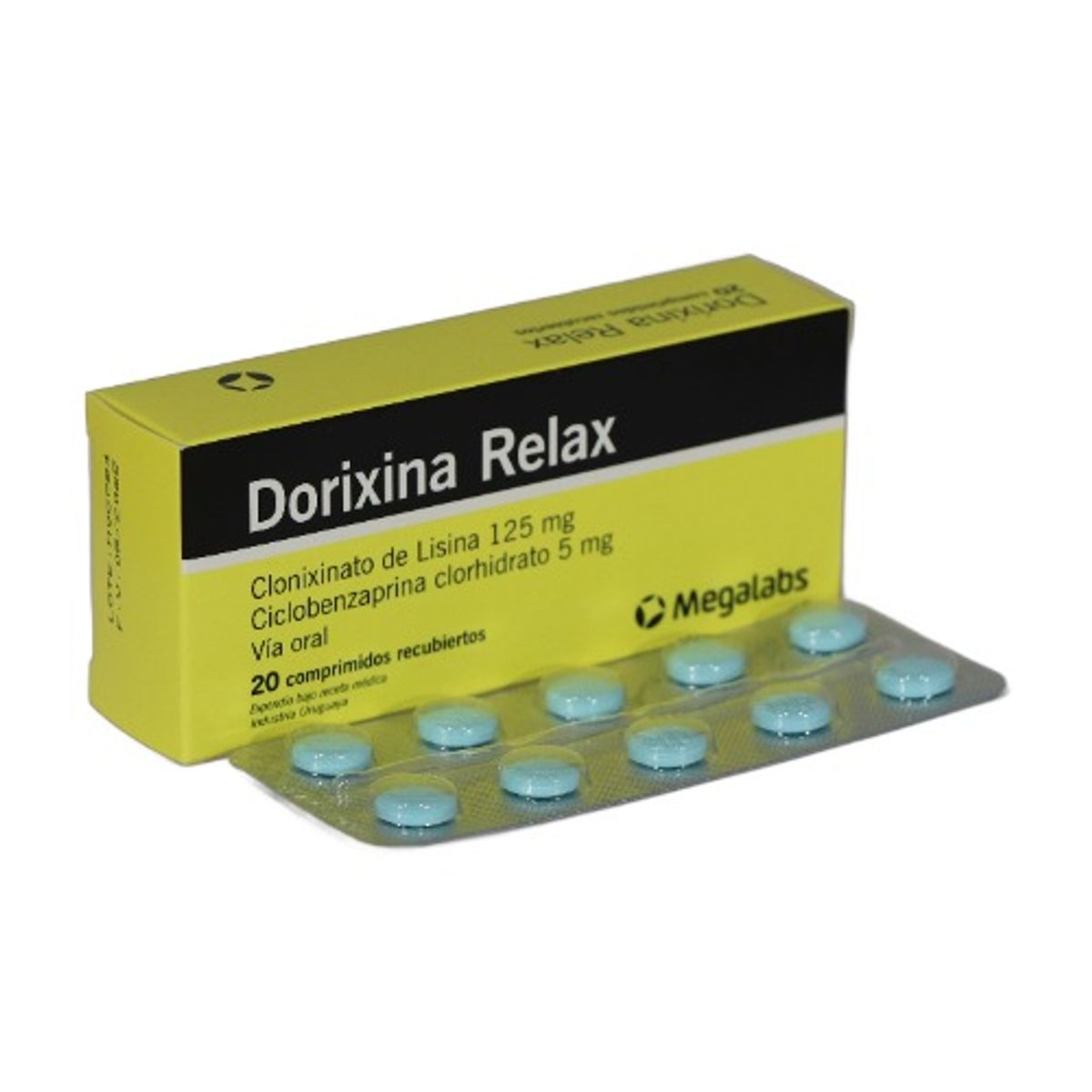 MEGA - DORIXINA RELAX CAJA 20 CAJA 20 COMPRIMIDOS