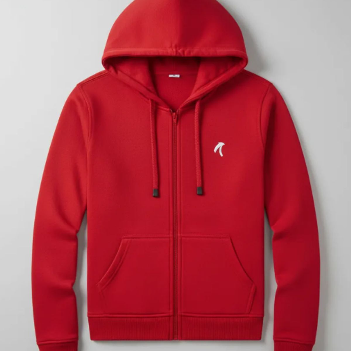 ADVANCE - Chaqueta Sudadera Hoddie Esencial Algodon Unisex Color Rojo