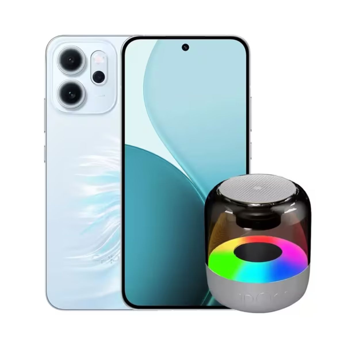 OPPO - Celular OPPO Reno 14F 256GB 5G Azul + Parlante
