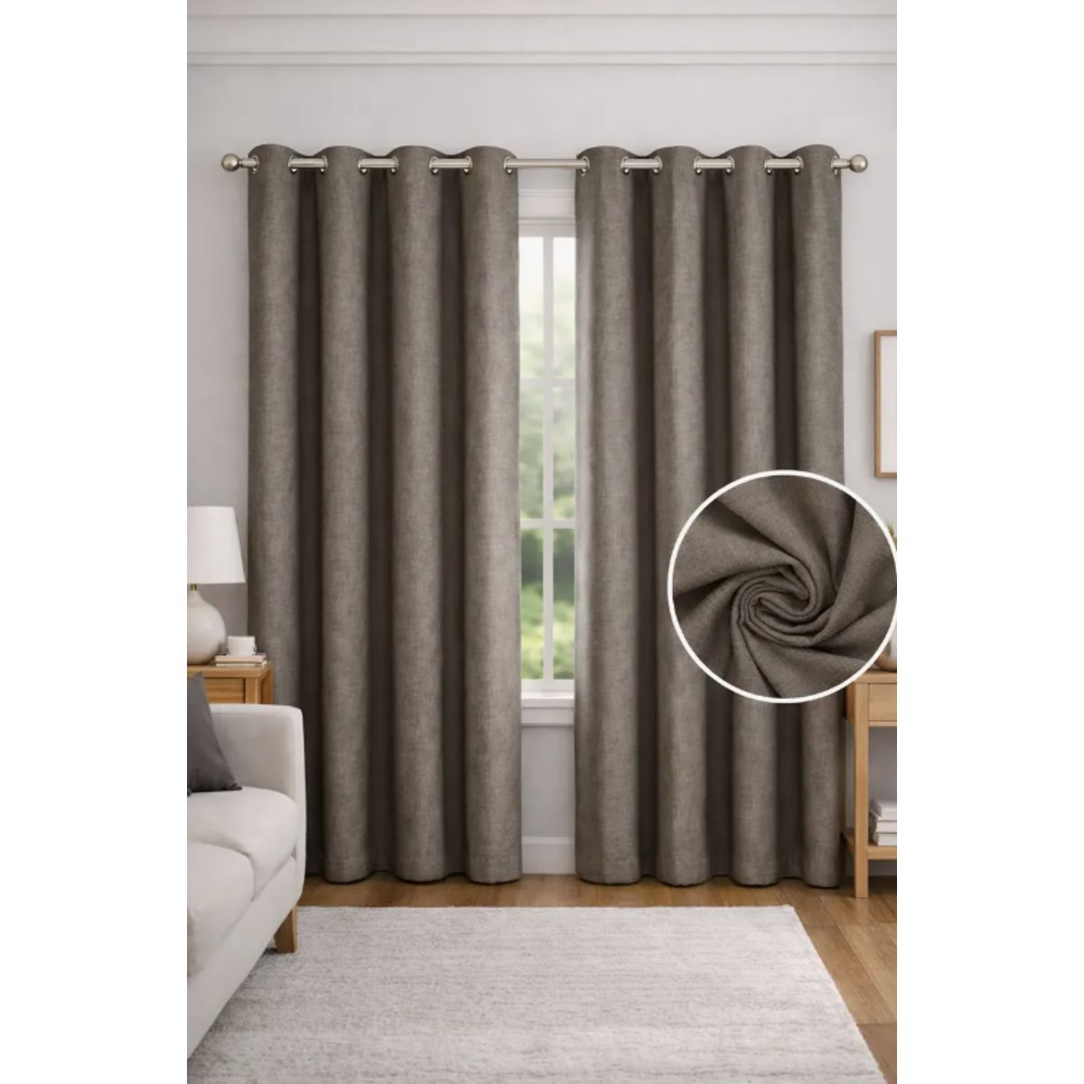 ADVANCE - Juego de Cortinas Blackout Térmicas Akasa - 2 Paneles de 140x210 cm