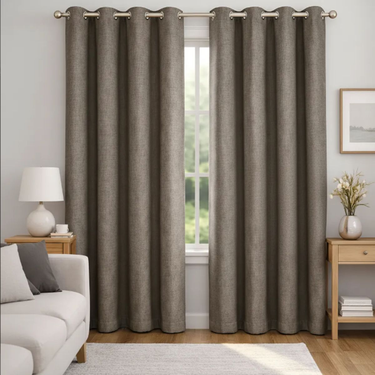 ADVANCE - Juego de Cortinas Blackout Térmicas Akasa - 2 Paneles de 140x210 cm