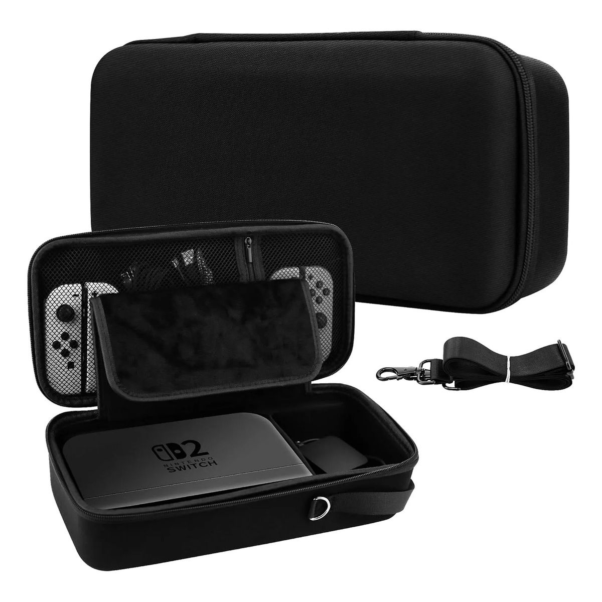 GENERICO - Estuche Para Switch 2 Rigido Grande Full Consola  Maletin