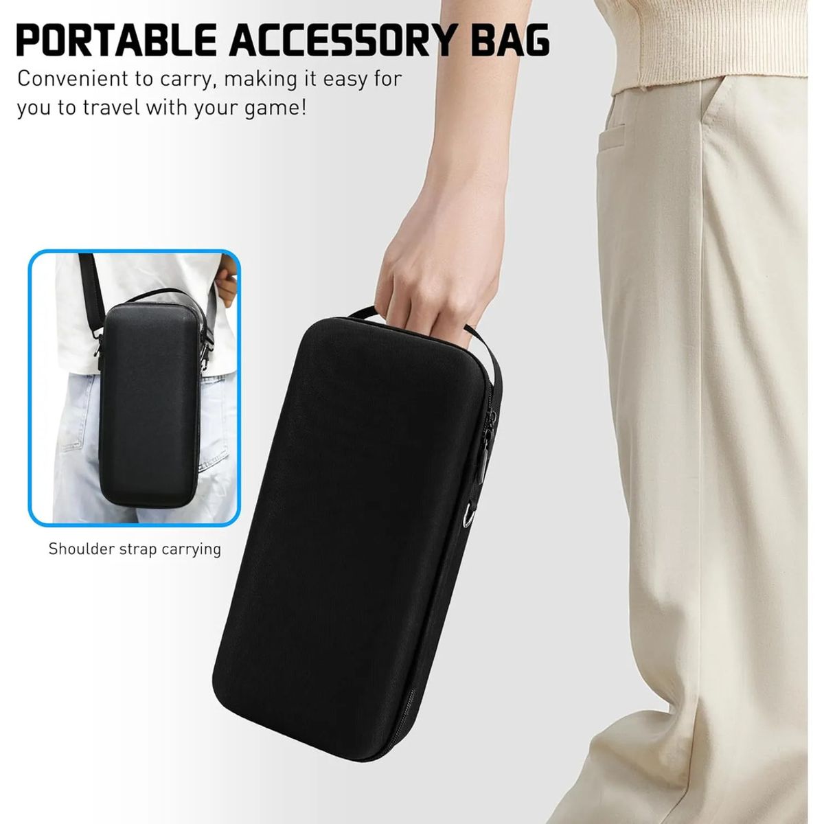 GENERICO - Estuche Para Switch 2 Rigido Grande Full Consola  Maletin