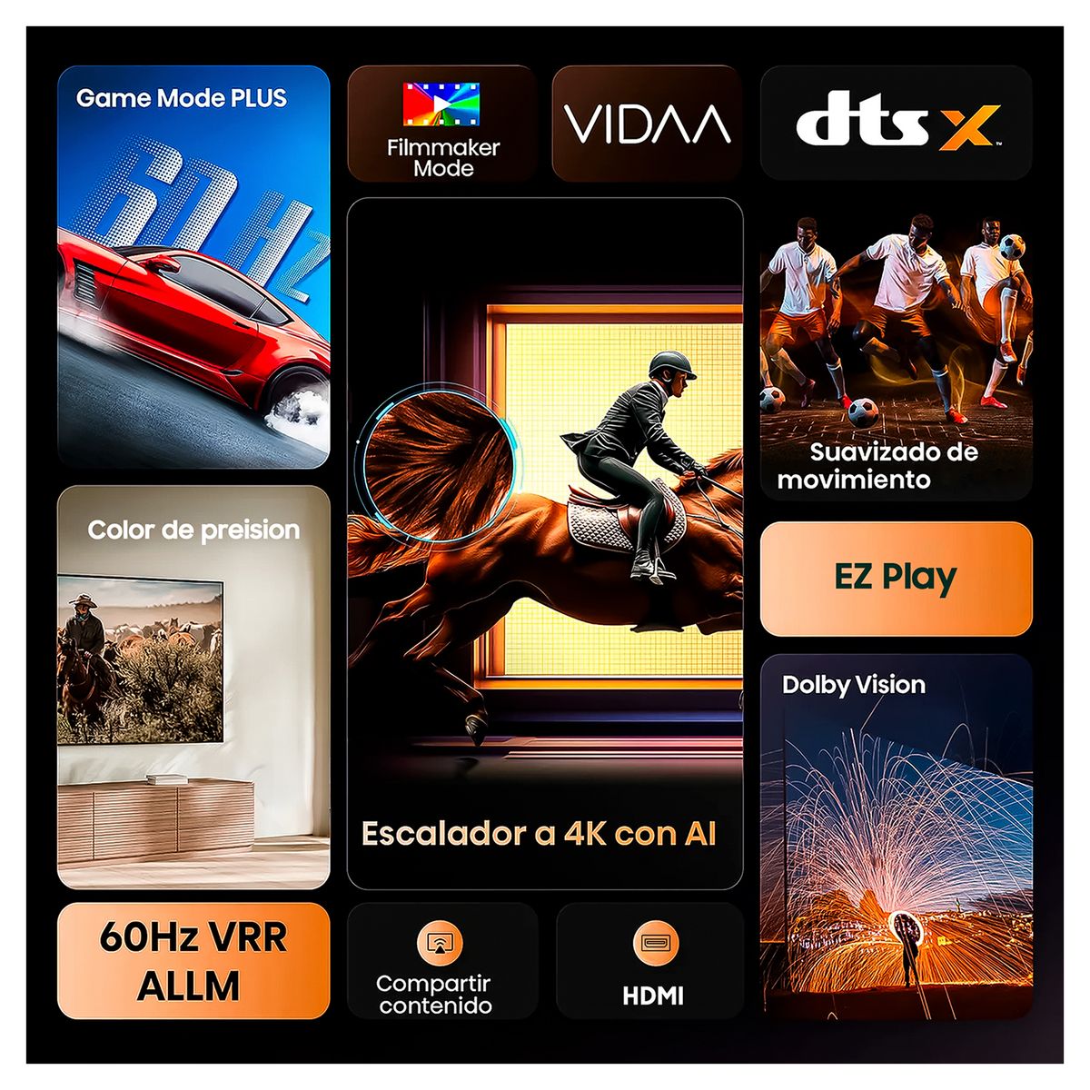 HISENSE - Televisor Hisense 65″ Pulgadas UHD 4K A5NV Smart TV  La Evolución de tu Entretenimiento.