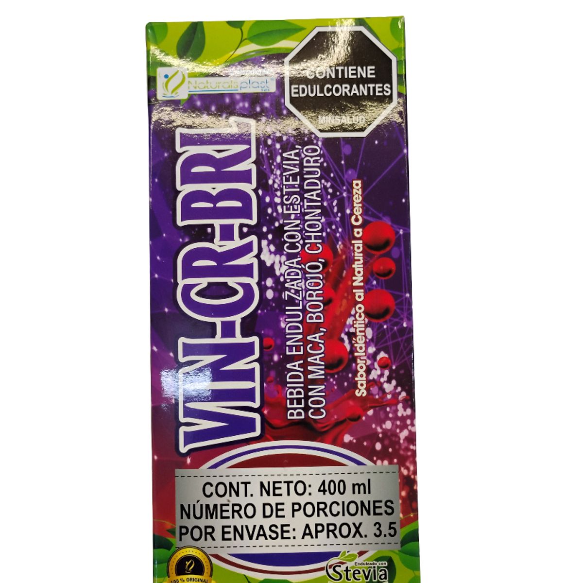 GENERICO - vin-cr-brl vino cerebral - maca borojo chontaduro 400ml