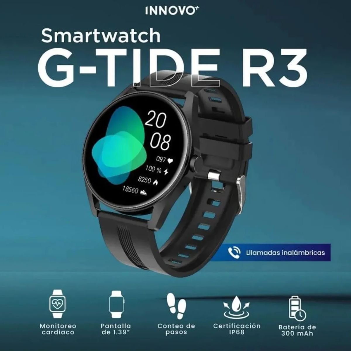 MOBULA - Reloj Smartwatch G-Tide R3 Bluetooth