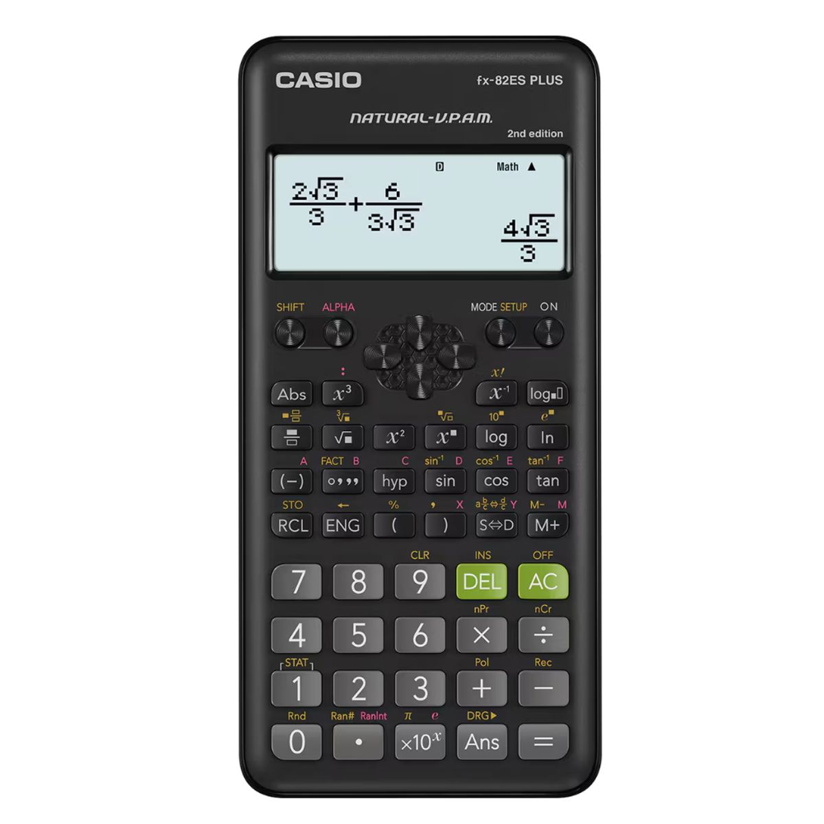 CASIO - Calculadora Científica Casio fx-82ES PLUS-2 Negro