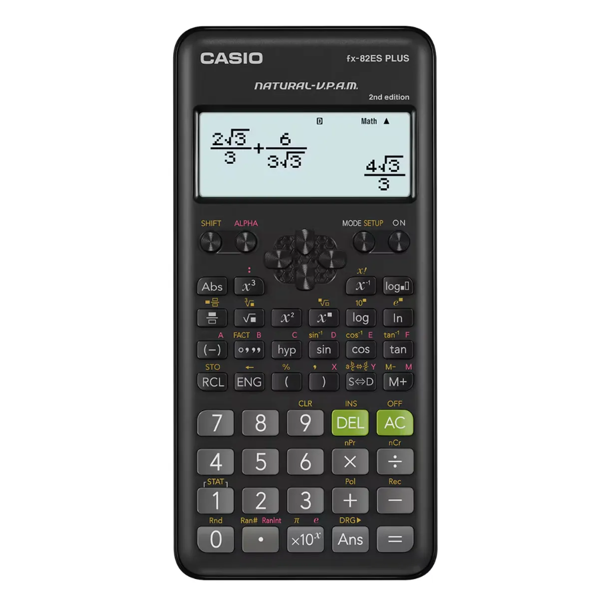 CASIO - Calculadora Científica Casio fx-82ES PLUS-2 Negro