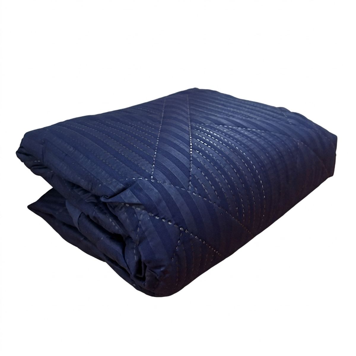 BALI - Protector de Colchón para cama doble Termosellado Antialérgico Alta Durabilidad Azul Oscuro