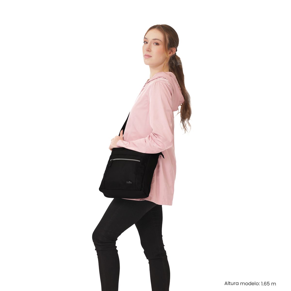 TOTTO - Bolso Cartera Supiori Para Mujer Negro Totto
