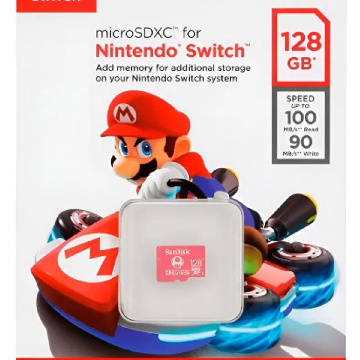 SANDISK - Memoria Sandisk 128 Gb Micro Sd Nintendo Switch