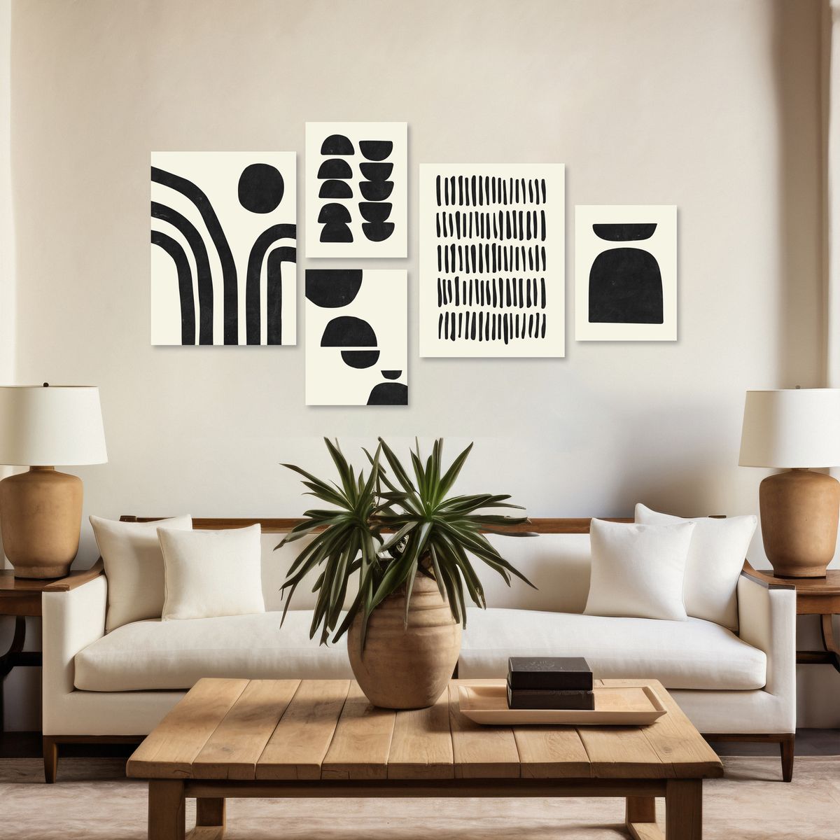 GAMA DIGITAL - Set x5 Dark Sunset  30x40 y 21x28