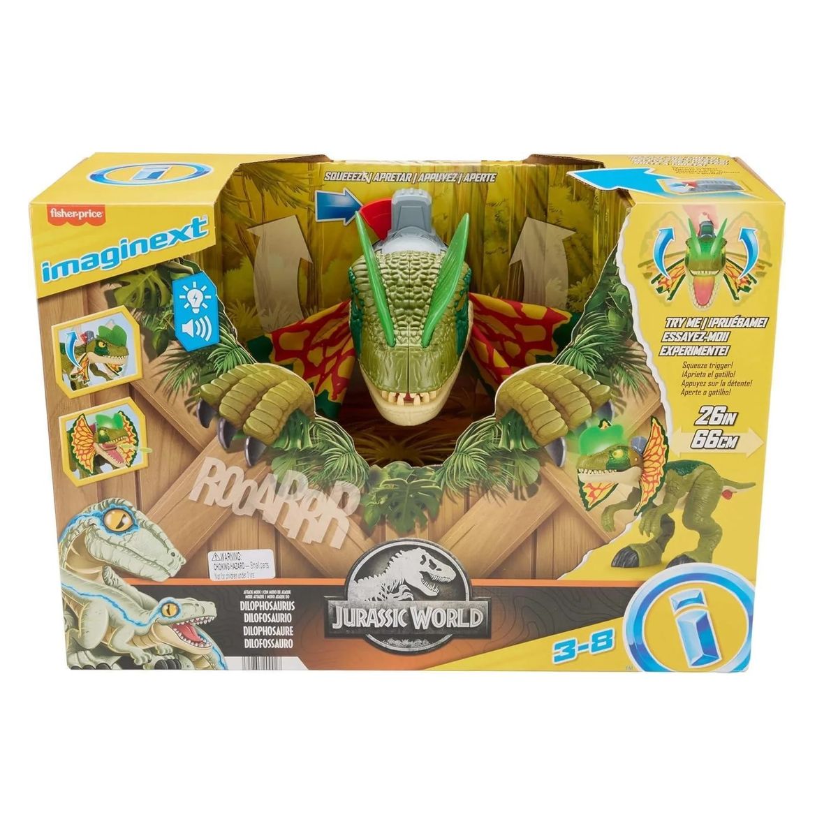 IMAGINEXT - Imaginext Jurassic World Dinosaurio Dilophosaurus