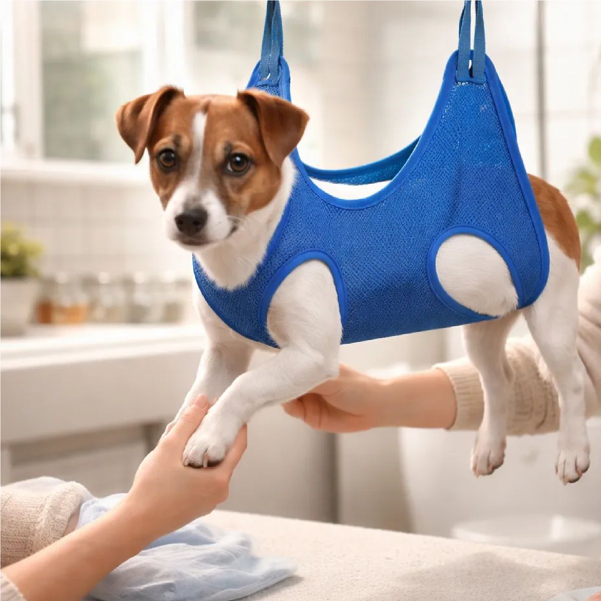 GENERICO - Arnes Para Aseo Mascotas Soporte Perros Gatos Fk22b-67