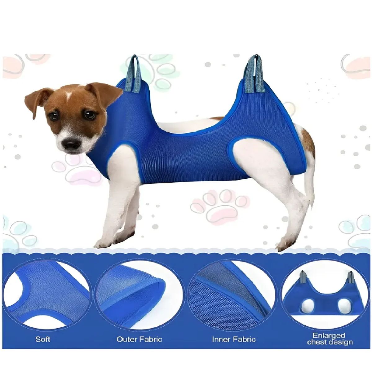 GENERICO - Arnes Para Aseo Mascotas Soporte Perros Gatos Fk22b-67