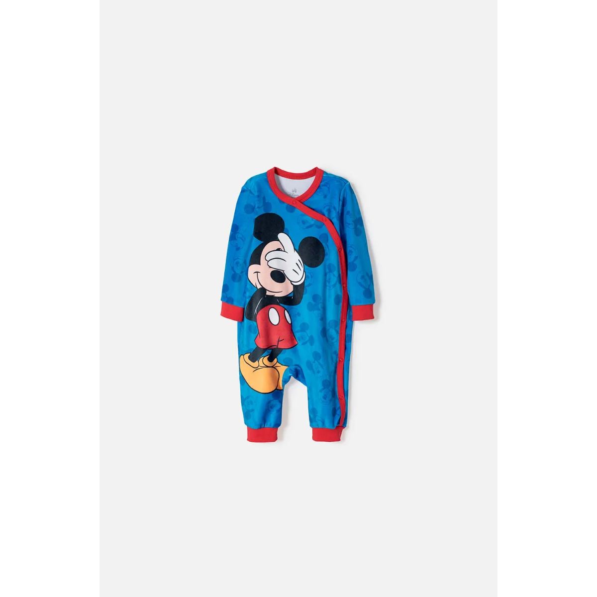 LITTLEMIC - Pijama mickey mouse mameluco azul para bebé niño