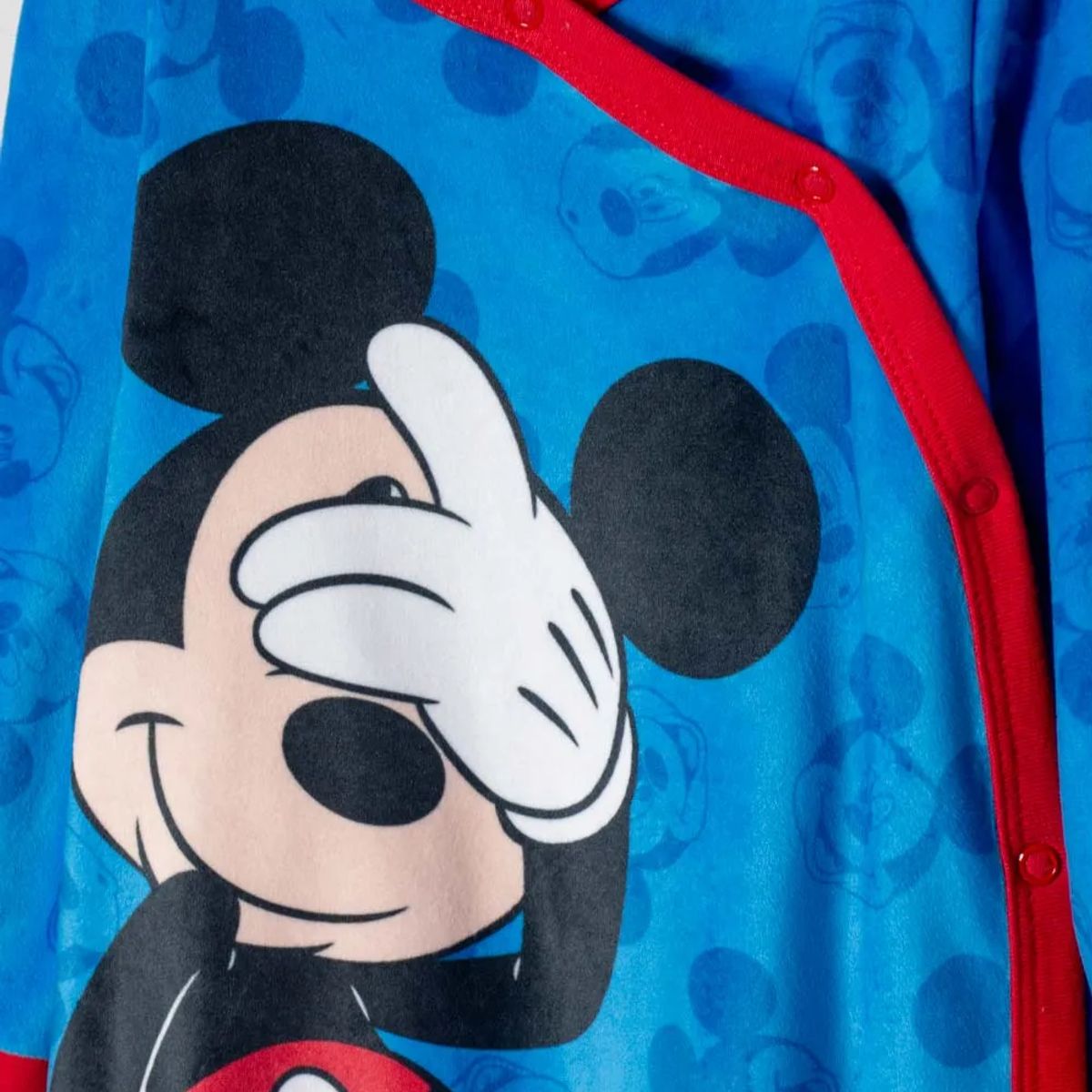 LITTLEMIC - Pijama mickey mouse mameluco azul para bebé niño