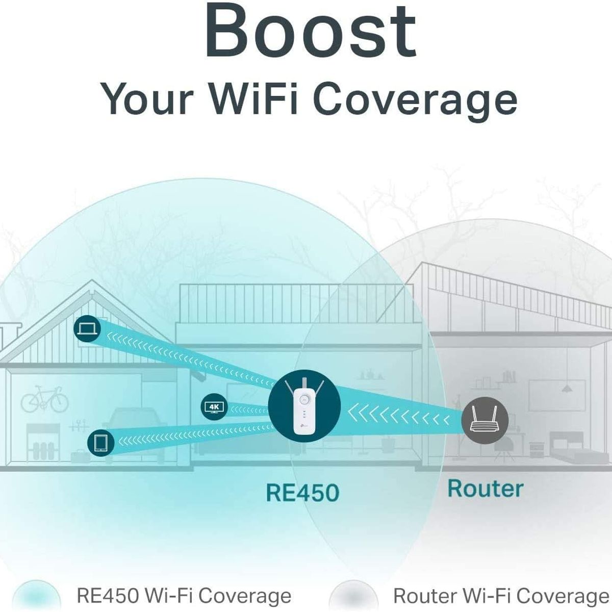 TP LINK - Tp-link Re450 Ac1750 Repetidor Wifi Dual Banda Gigabit