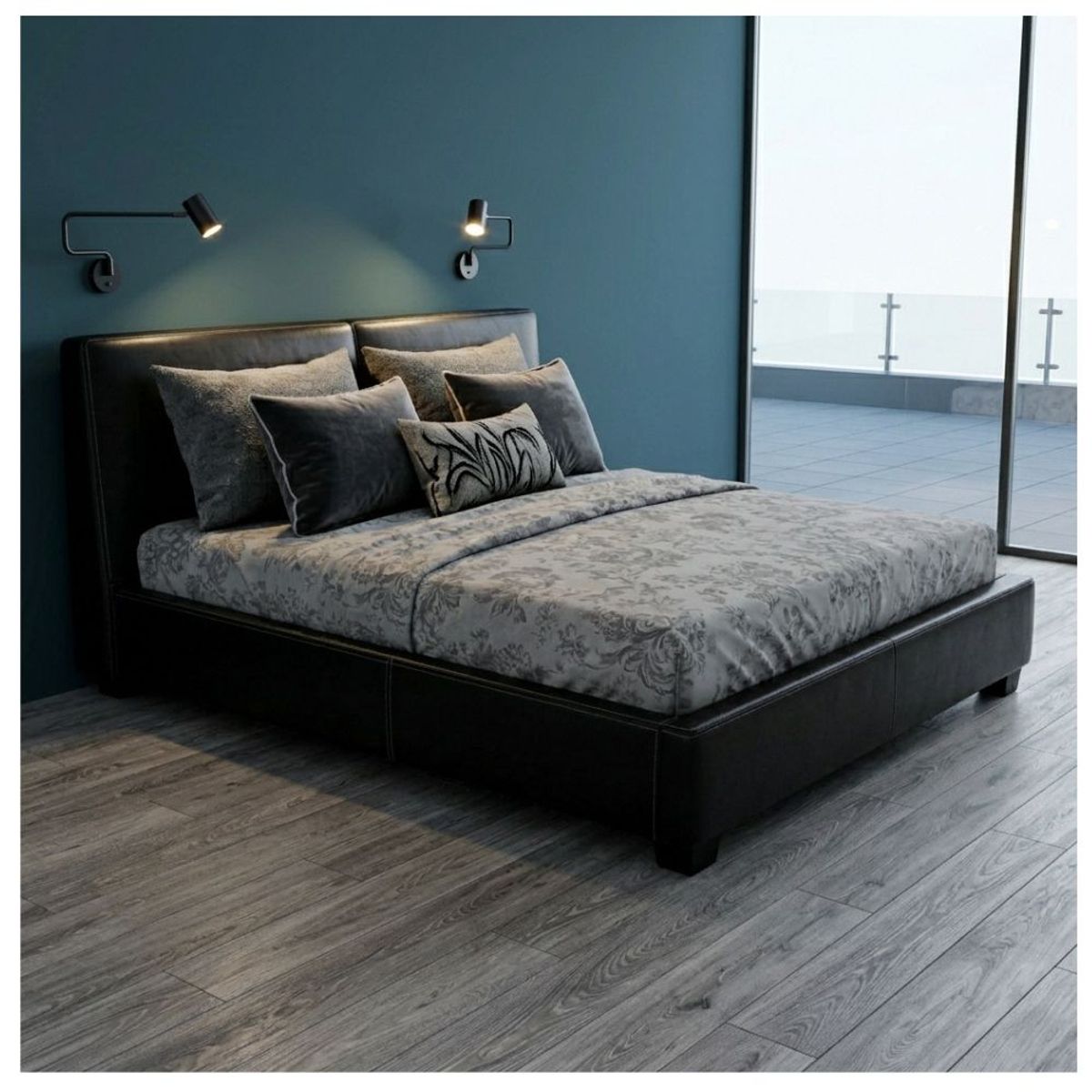 GENERICO - Cama Simona Queen 210cm x 180cm Pranna