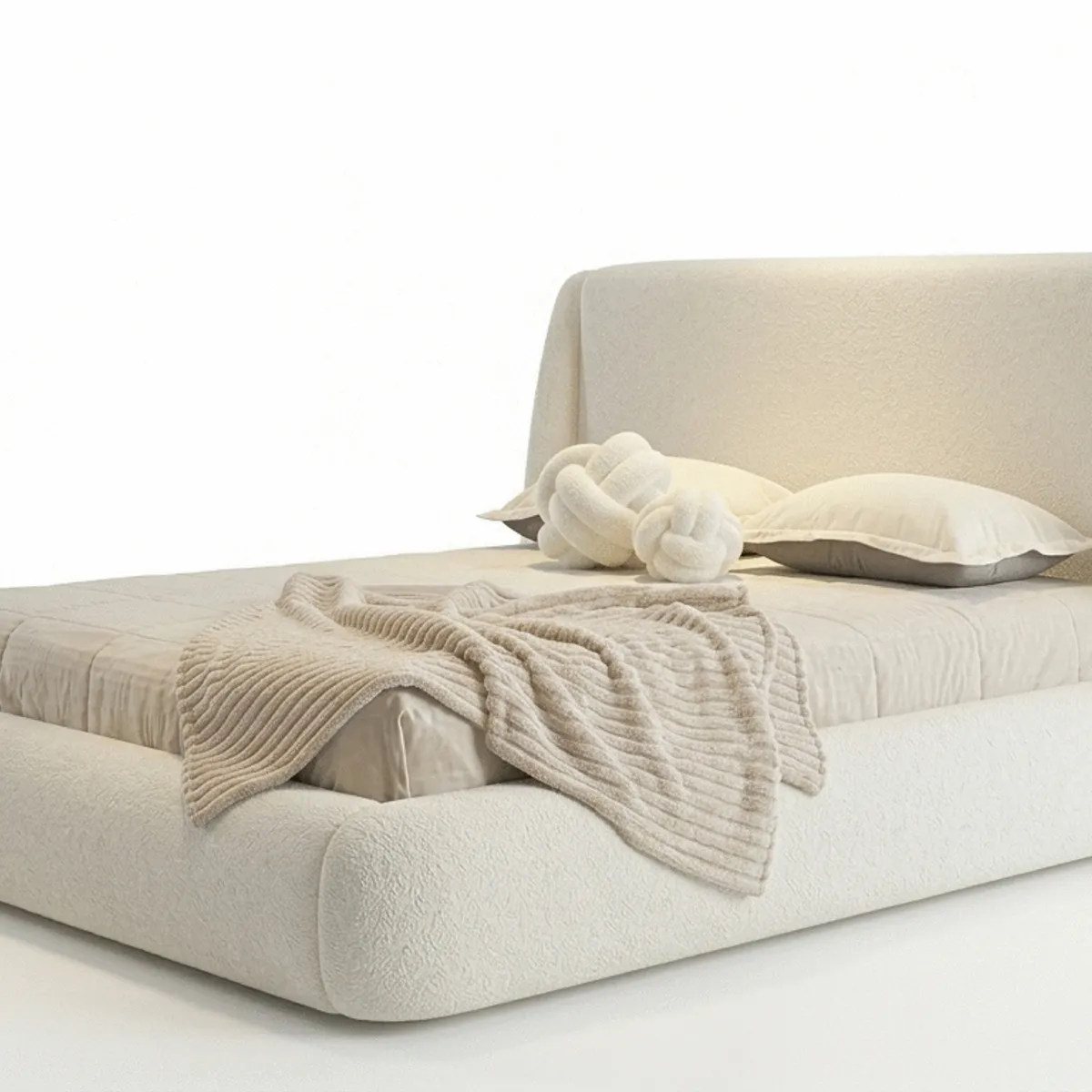 GENERICO - Base de cama Doble Moderna Mónaco Premium