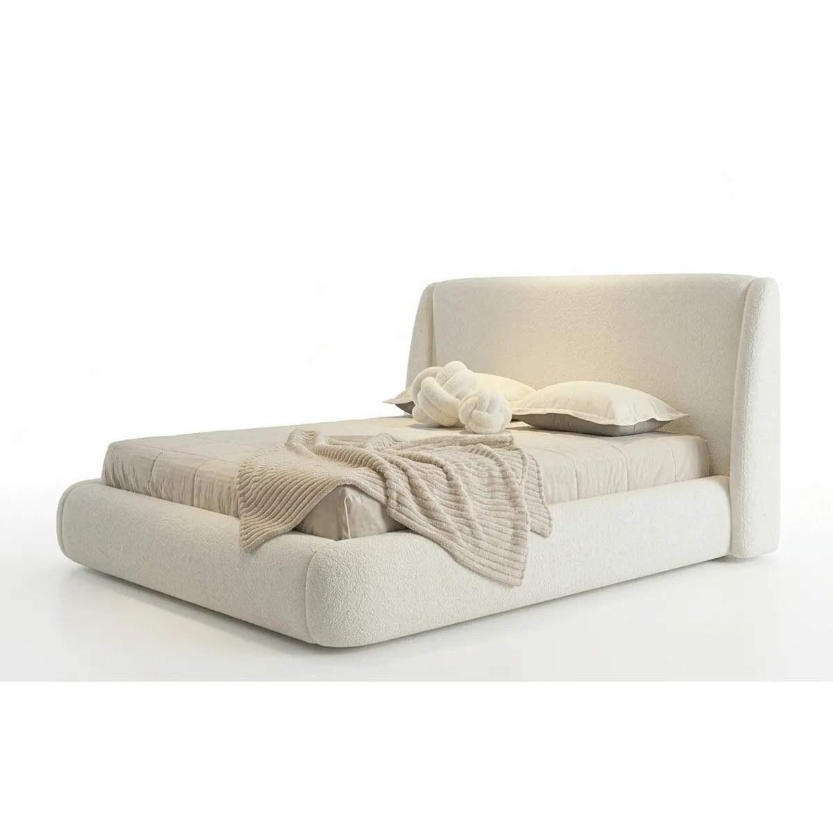 GENERICO - Base de cama Doble Moderna Mónaco Premium
