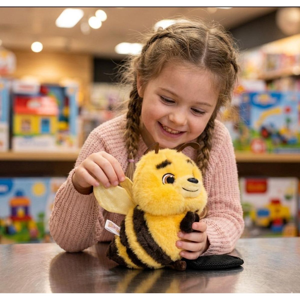 INFANTILES CAJUROMIX - Peluche Animal Abeja