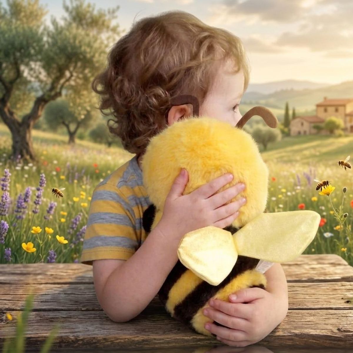 INFANTILES CAJUROMIX - Peluche Animal Abeja