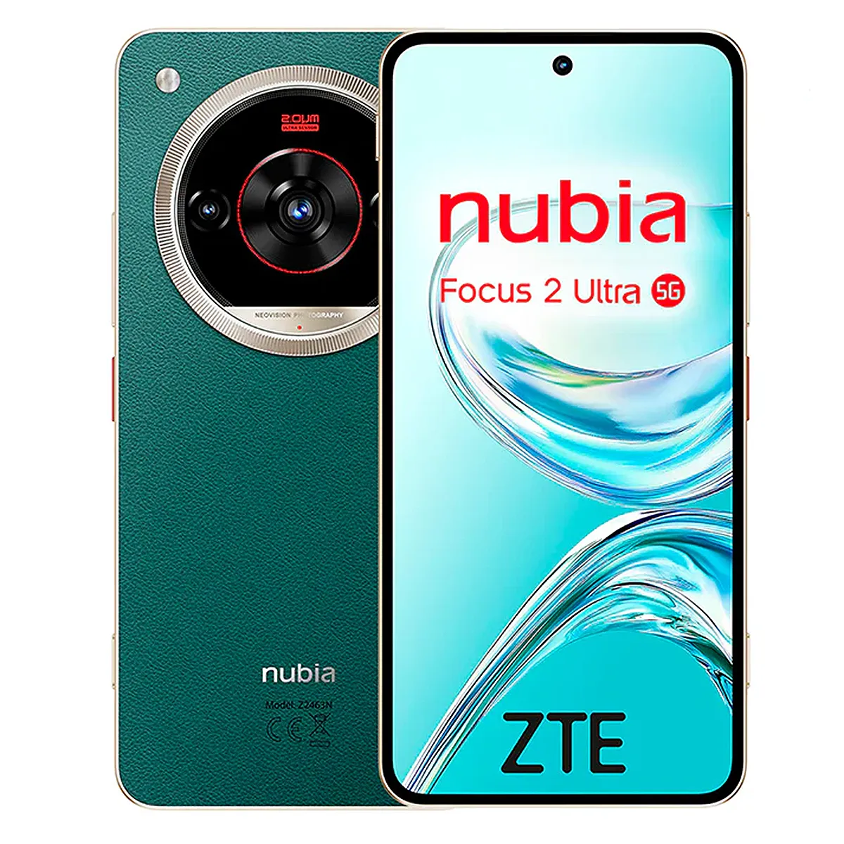 ZTE - Celular ZTE Nubia Focus 2 Ultra 5G 256GB 8GB RAM Ampliable a 20GB Verde